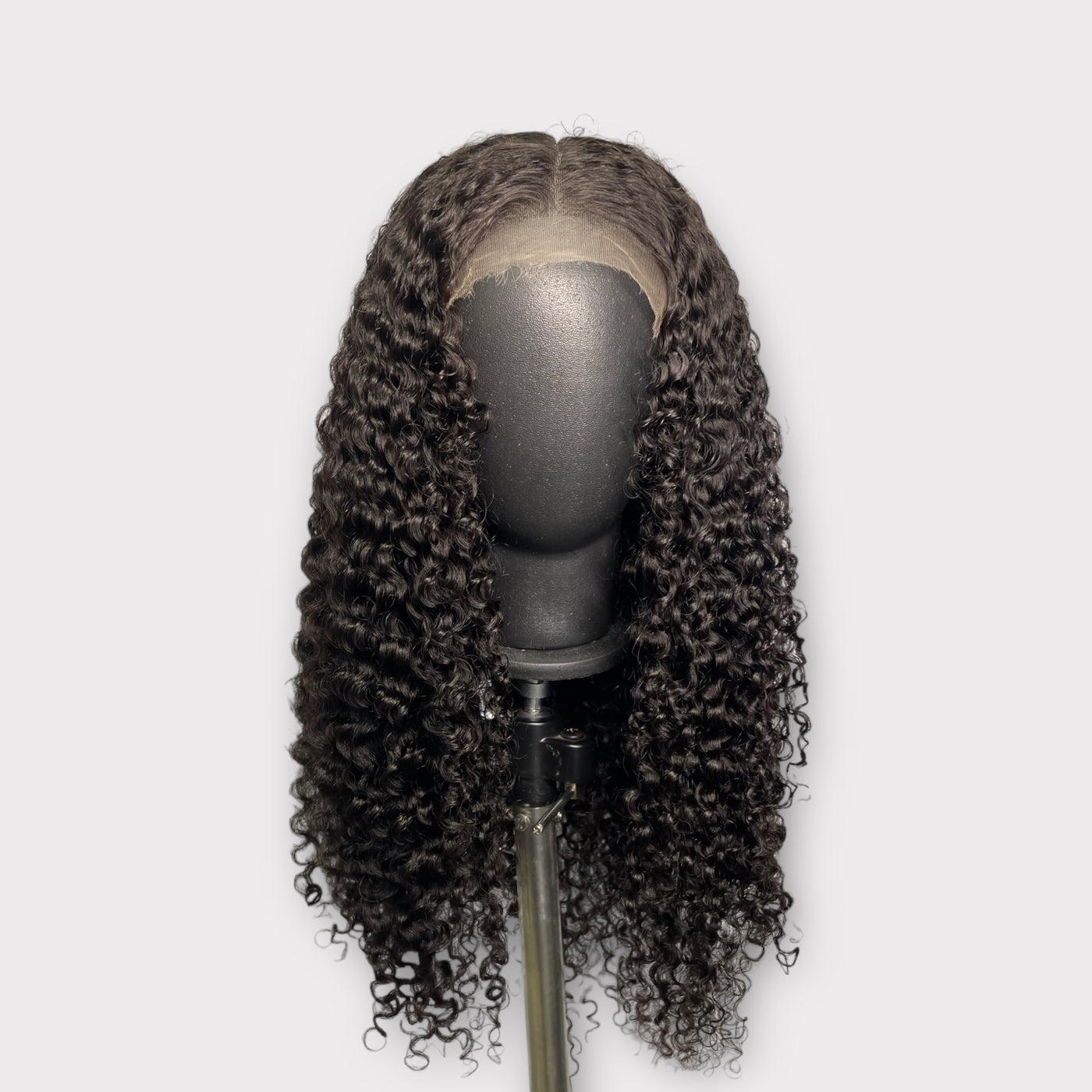 L'Red Kinky Curly wig 5x5 HD closure